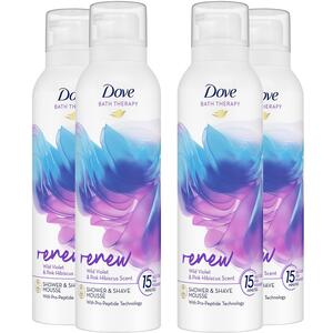 Dove Bath Therapy Renew Shower and Shave Mousse 200ml by Dove