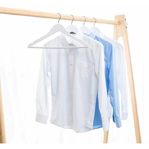 Pack of 3 My Laundry Wood Coat Hangers - White by My Laundry