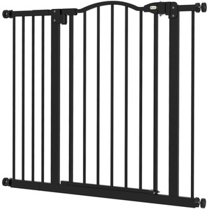 PawHut Adjustable Metal Pet Gate Safety Barrier by PawHut