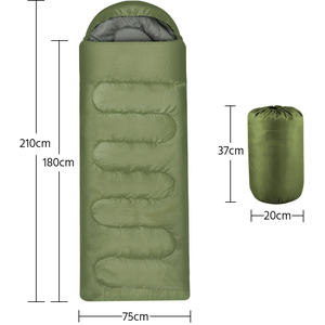 Adult Envelope Sleeping Bag Single Person by Yaheetech