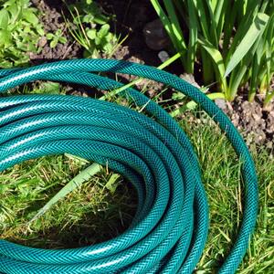 30m Reinforced Green Garden Hose Pipe - Green by Samuel Alexander