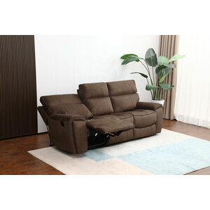 Cancun Reclining Sofa - Brown / 3