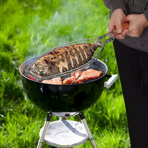 BBQ Mesh Grill Basket - Silver / 14cm by Marco Paul