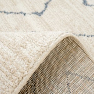Beige Abstract Chevron Moroccan Berber Area Rug by The Rug House