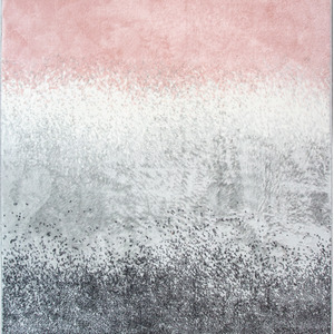 Blush Pink Grey Super Soft Distressed Gradient Area Rug - Blush Pink / 240 x 60cm by The Rug House