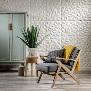 3D Wall Panels - White / Puck Design by WALPLUS