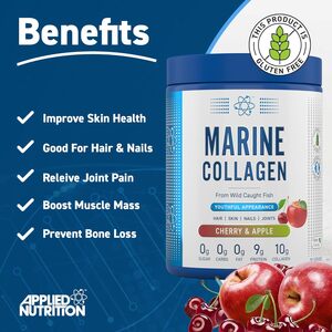 Flavoured Marine Collagen Powder 10000mg - Blue / Cherry and Apple by Applied Nutrition