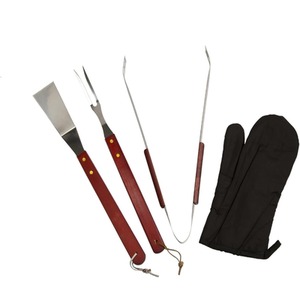 7pc BBQ Apron Tool Set - Black by Prima