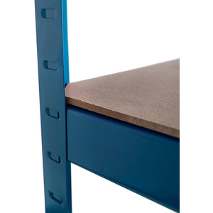 5 Tier Heavy Duty Adjustable Steel Garage Shelving Unit - 875kg Weight Capacity - Blue / 40cm by Vida Designs