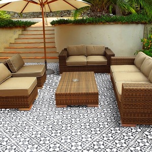 Block Daisy Reusable Tile Stencil for Walls, Floors, Patios and Furniture by Stencil It