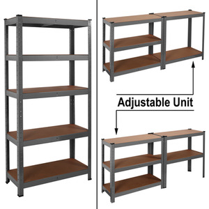 Heavy Duty Steel 5 Tier Racking - Grey by House Of Home