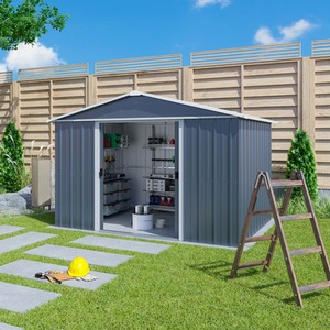 Yardmaster Castleton Metal Shed - Anthracite / 237cm by Yardmaster