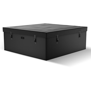 Wave Garda, 4-Person Eco Foam Hot Tub, Integrated Heater - Charcoal Black by Wave