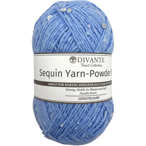 Divante Sequin Yarn - Powder Blue by Divante