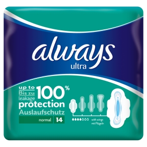 Always Ultra Normal Plus Sanitary Towels by Always