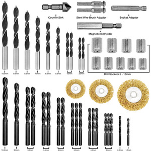 18V Cordless Drill and 89pc Screwdriver Set - Grey by Terratek