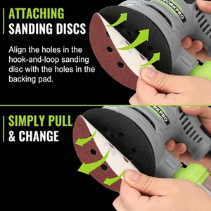 Workpro 300W Orbital Sander by Workpro