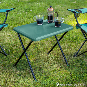Small Folding Camping Table - Green by Trail