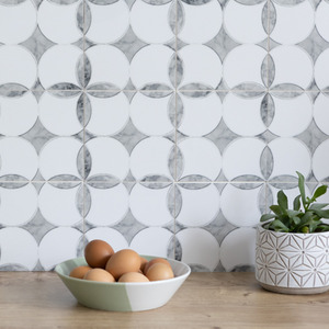 Quadrostyle CARRERA MARBLE Wall Tile and Furniture Vinyl Stickers by Quadrostyle