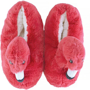 Ladies Novelty Soft Soled Flamingo Slippers - Pink by Slipper Snob