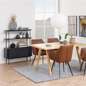 Angus Small Bookcase - Black