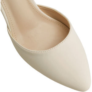 High Heels Pointed-Toe Block Pumps with Ankle Strap by Livingandhome