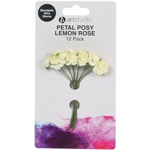 Petal Posy Rose - Lemon by Art Studio
