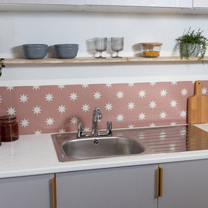 Quadrostyle STARRY NIGHT ROSE Wall Tile and Furniture Vinyl Stickers by Quadrostyle