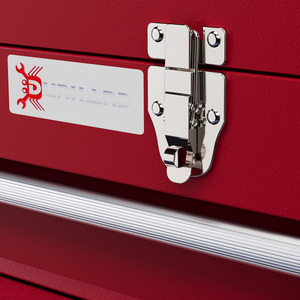 DURHAND Tool Chest Lockable Tool Box with Handle Latch - Red / 22cm / 32cm by DURHAND