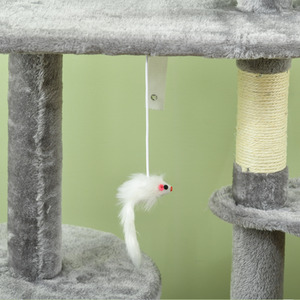 PawHut Cat Tree Activity Centre Condo - Grey by PawHut