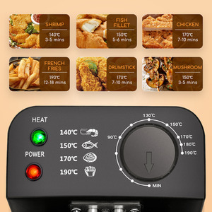 Deep Fat Fryer with Viewing Window by Aigostar