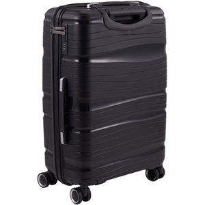 Lifeideas Set of 4 Lockable Travel Suitcase - Black by lifeideas