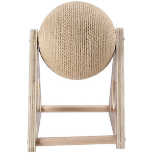 Kidkid Natural Sisal Cat Scratching Ball Pet Toy - Brown by Kidkid