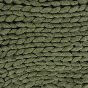 Divante Chunky Knit Throw - Olive by Divante