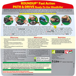 Roundup Path Weedkiller - 5l by Roundup