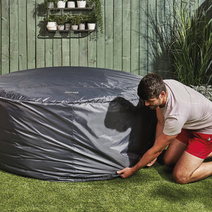 CleverSpa Thermal Cover For Hot Tubs - Grey / 185cm / Round by CleverSpa