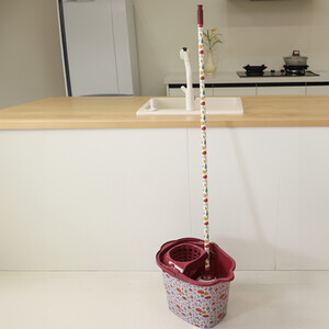 Autumn Pumpkin Cotton Mop - Cream and Brown