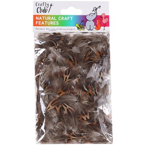 Natural Craft Feathers by Crafty Club