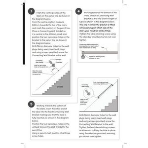 Rothley Antique Brass Stair Hand Rail Kit 3.6M - Brass by Rothley