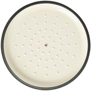 4.5L Cast Iron Enameled Casserole Dish Self Basting Dutch Oven - Slate Grey by Argon Tableware