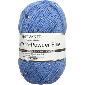 Divante Sequin Yarn - Powder Blue by Divante