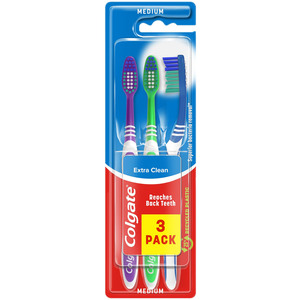Colgate Toothbrush Extra Clean Triple Pack by Colgate