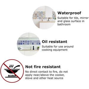 Walplus Wall Tiles Stickers by WALPLUS