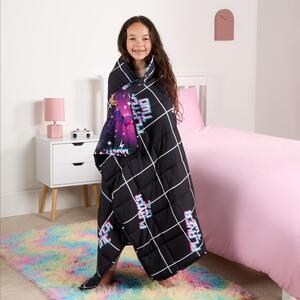 Kids Gaming Print Weighted Blanket Sensory Throw - Black by OHS