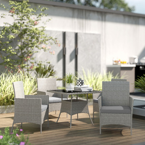 Outsunny 5-Piece Rattan Garden Furniture Set by Outsunny