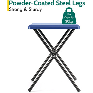 Small Folding Camping Table - Blue by Trail