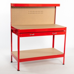 SwitZer Steel Garage Storage Work Bench - Red by SwitZer