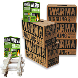 Warma Kindling Wood Eco Wood Wool Firestarters - Natural by Warma