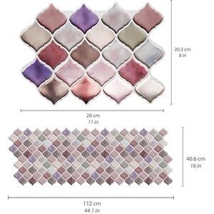 Walplus 3D Glossy Tile Stickers by WALPLUS