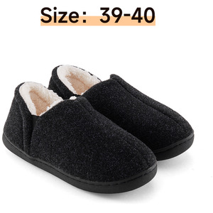 Anti-Slip Fluffy Cotton Warm Slippers by komore